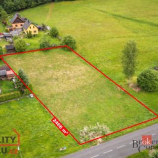 Prodej stavební parcely 2466 m² Janov nad Nisou