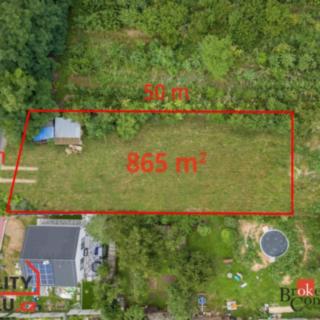 Prodej stavební parcely 865 m² Oslavany Padochov