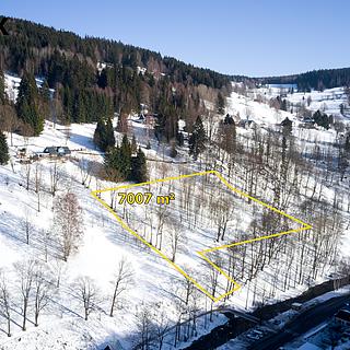 Prodej stavební parcely 7007 m&sup2; Pec pod Sněžkou