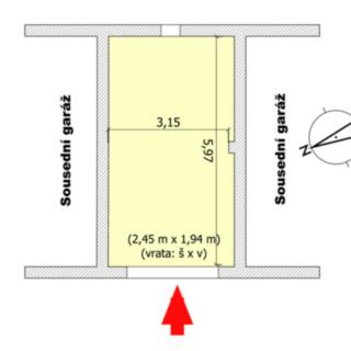 Pronájem garáže 19 m² Lanškroun