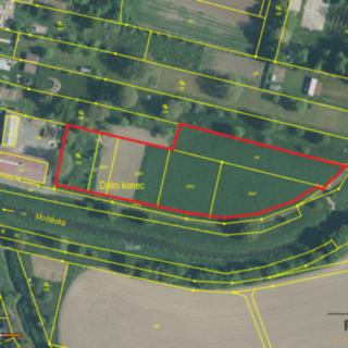Pronájem zahrady 988 m² Domaželice