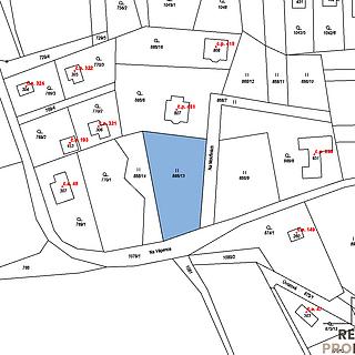 Prodej stavební parcely 1182 m² Psáry