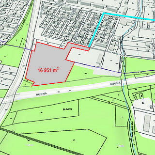 Prodej komerčního pozemku 16951 m&sup2; Ostrava