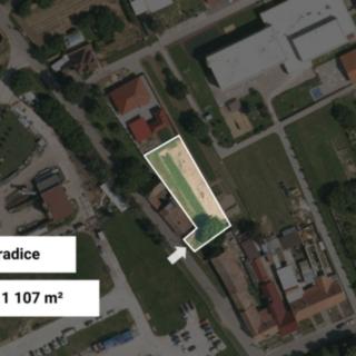 Prodej stavební parcely 1 107 m² Hostěradice