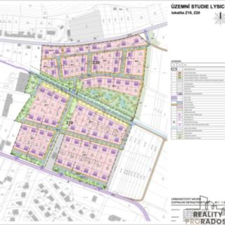 Prodej stavební parcely 809 m² Lysice