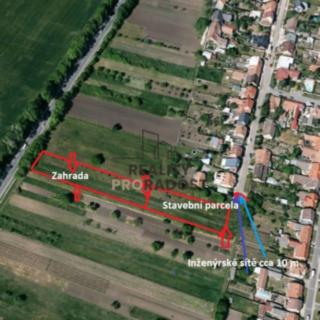 Prodej stavební parcely 4 274 m² Lužice