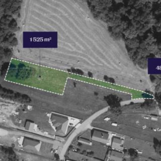 Prodej stavební parcely 1525 m² Staré Hodějovice
