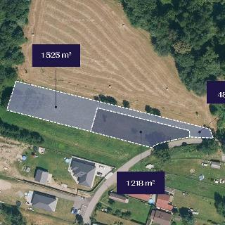 Prodej stavební parcely 1218 m² České Budějovice