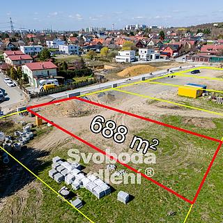 Prodej stavební parcely 688 m&sup2; Praha
