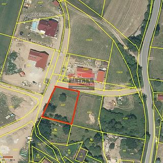 Prodej stavební parcely 998 m² Šebířov