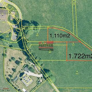 Prodej louky, 1110m&sup2;