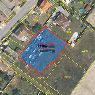 Prodej stavební parcely 974 m&sup2; Vyšehořovice