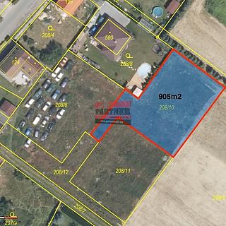 Prodej stavební parcely 905 m&sup2; Vyšehořovice