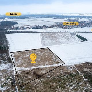 Prodej zemědělské půdy 10 898 m² Veltruby