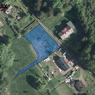 Prodej stavební parcely 902 m² Radvanice