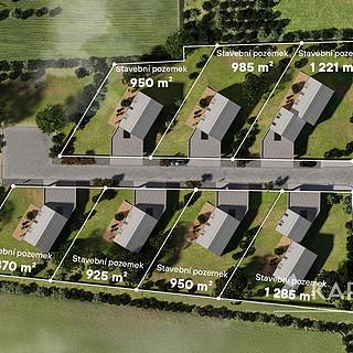 Prodej stavební parcely 870 m&sup2; Krhanice