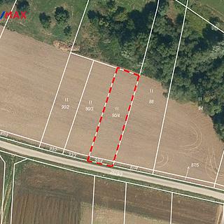 Prodej stavební parcely 671 m² Bechyně Hvožďany