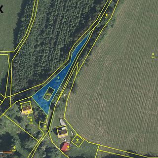 Prodej stavební parcely 921 m&sup2; Malšín