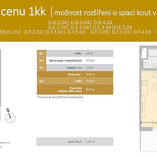 Prodej bytu 1+kk a garsoniéry 39 m² České Budějovice 4, Vrbenská