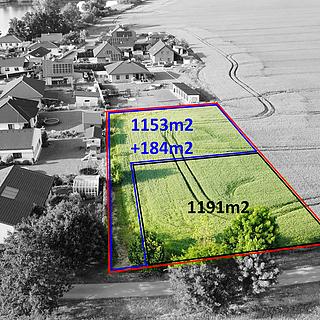 Prodej stavební parcely 1 191 m² Dříteň