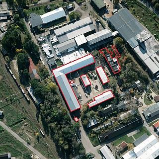 Dražba skladu 5239 m&sup2; Pardubice