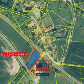 Prodej stavební parcely 1 466 m² Sedlice Němčice