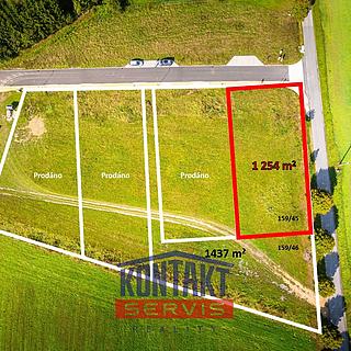 Prodej stavební parcely 1 254 m² Svatý Jan nad Malší Sedlce