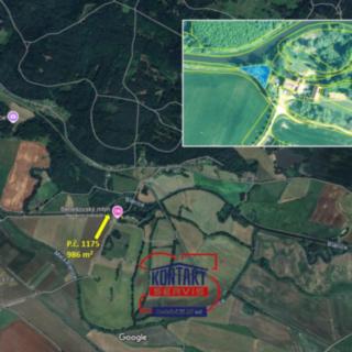 Prodej stavební parcely 986 m² Heřmaň