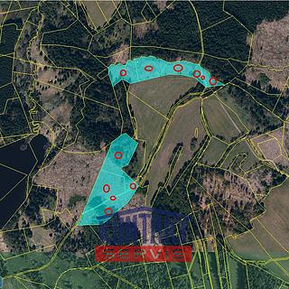 Prodej lesa 47 225 m² Studená Horní Pole