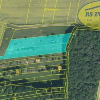 Prodej zahrady 5490 m² Vrbka