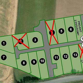 Prodej stavební parcely 1 105 m² Blatnice