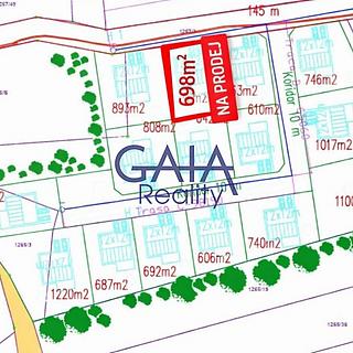 Prodej stavební parcely 698 m² Strážovice