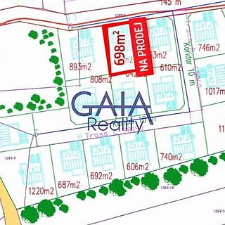 Prodej stavební parcely 698 m² Strážovice