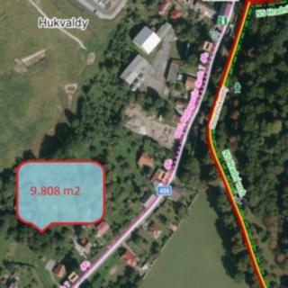 Prodej stavební parcely 9808 m² Hukvaldy