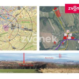 Prodej stavební parcely 16533 m² Branky