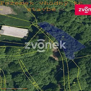 Prodej stavební parcely 4429 m² Vsetín