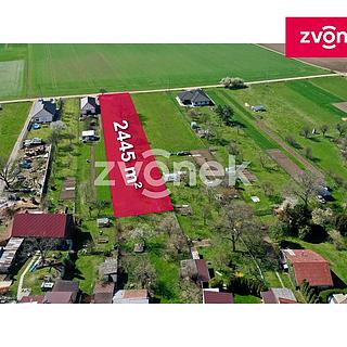 Prodej stavební parcely 2445 m&sup2; Přílepy