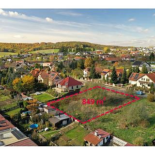 Prodej stavební parcely 849 m² Zlín