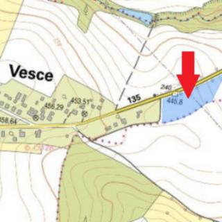 Prodej stavební parcely 11571 m² Vesce