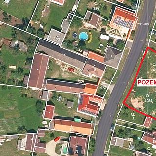 Prodej stavební parcely 905 m² Roudná