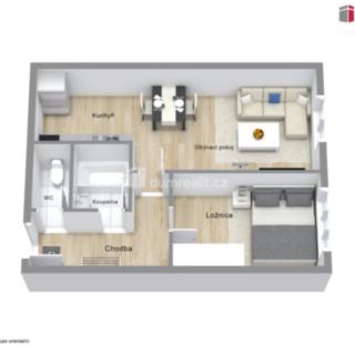 Prodej bytu 2+kk 45 m² Praha