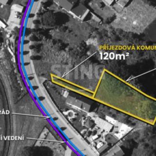 Prodej stavební parcely 797 m² Třebom