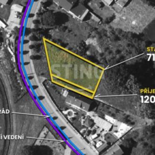Prodej stavební parcely 716 m² Třebom