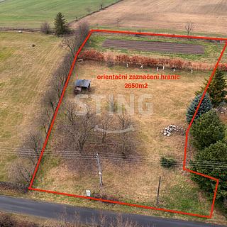 Prodej stavební parcely 2650 m&sup2; Razová