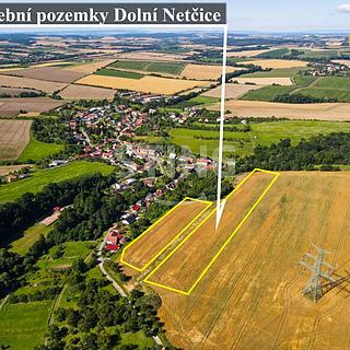 Prodej stavební parcely 1108 m&sup2; Dolní Nětčice