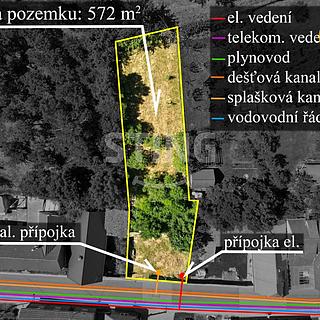 Prodej stavební parcely 572 m² Břestek