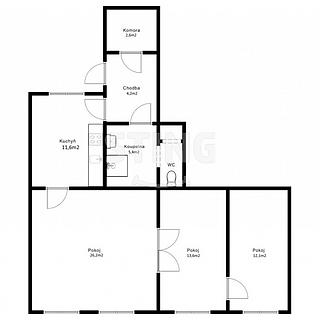 Prodej bytu 3+1 76 m² Hodonín, Brněnská