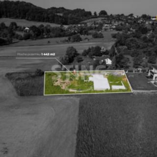 Prodej stavební parcely 1443 m² Staříč