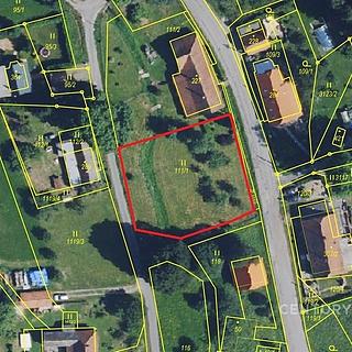 Prodej stavební parcely 1 181 m² Stašov