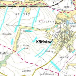 Prodej zemědělské půdy 32 998 m² Křižínkov
